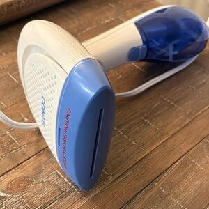 Conair Blue and White Fabric Steamer